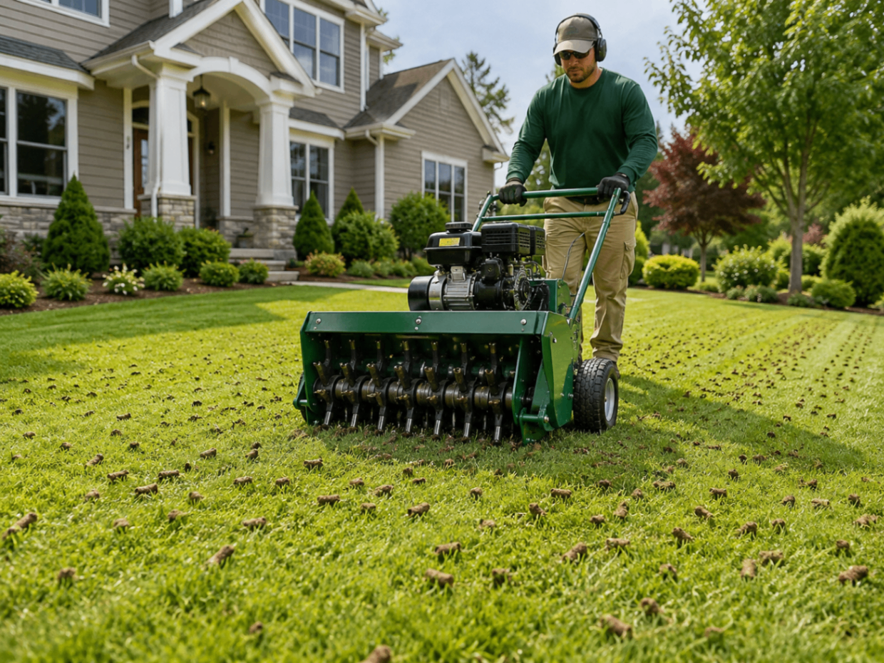 Lawn Aeration and Dethatching