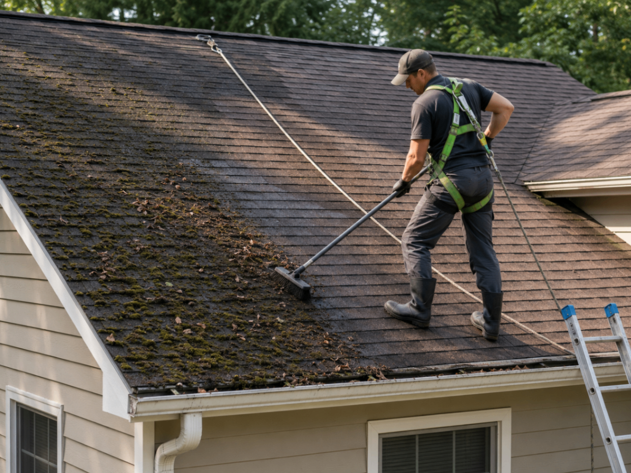 Residential Roof Cleaning